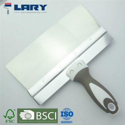 China No.1 Manufacture Export Low Carbon Material With Rubber Plastic Handle Putty Knife